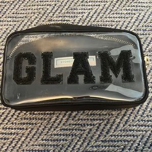 Black “GLAM” Stoney Clover small size pouch